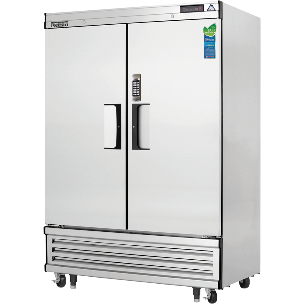 Everest Refrigeration EBF2-LAB 54" Two Section Medical Freezer w/ 2 Solid Full Doors, 33.0 cu. ft.