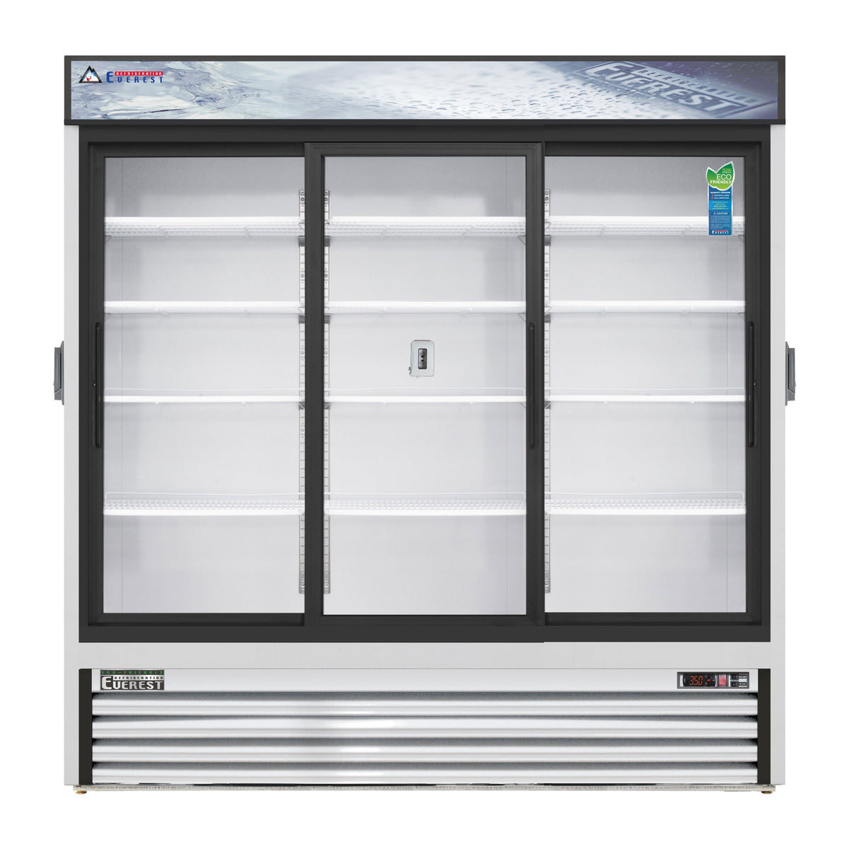 Everest EMGR69C 72" Chromatography Refrigerator, Three Sliding Door, 69.0 cu. ft.