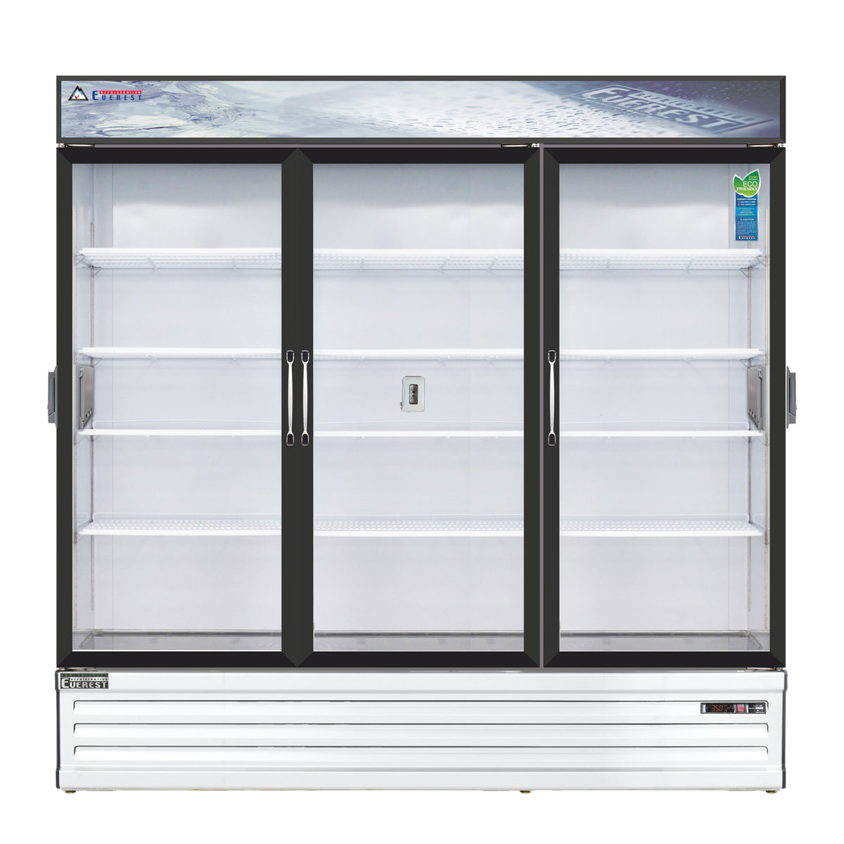 Everest EMSGR69C 72" Chromatography Refrigerator, Three Swing Door, 71.0 cu. ft.