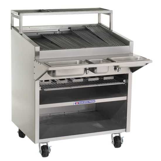 Bakers Pride F-48RS Commercial Charbroiler – 48-inch, Liquid Propane