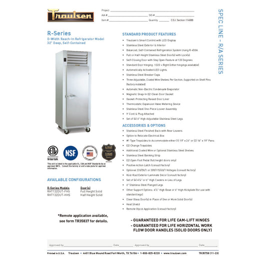 Spec Sheet
