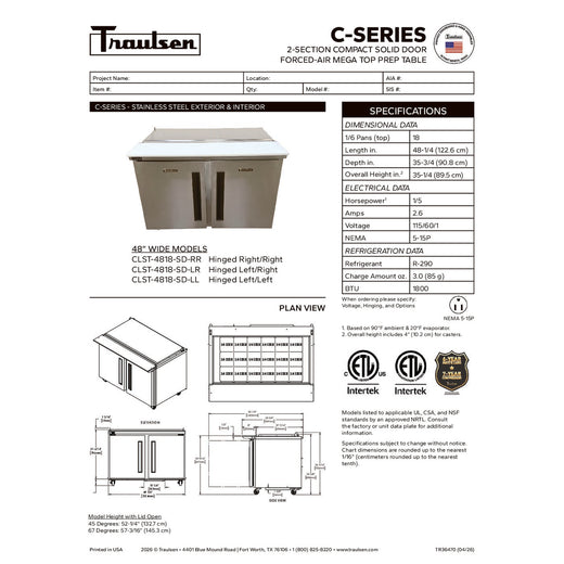 Spec Sheet