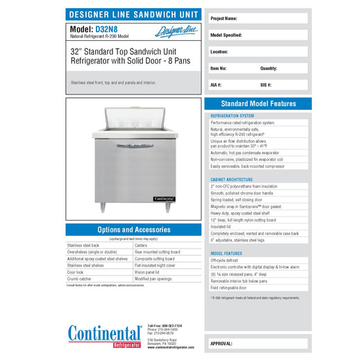 Spec Sheet