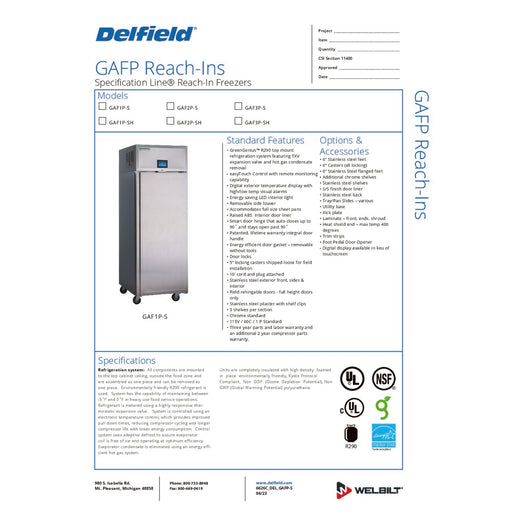 Spec Sheet