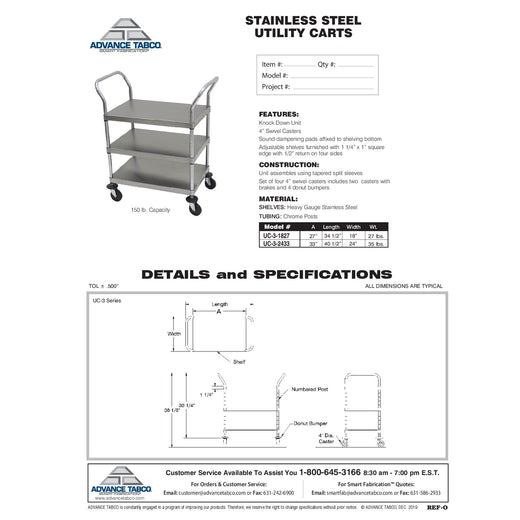 Spec Sheet