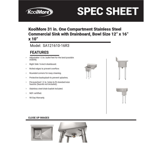 Spec Sheet