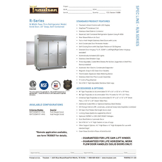 Spec Sheet