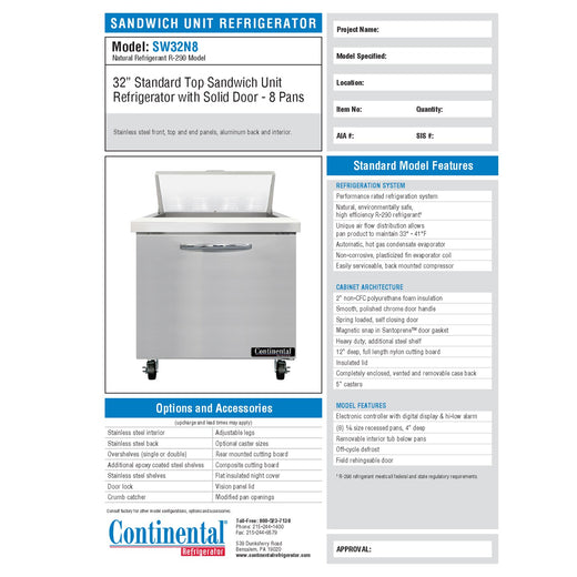 Spec Sheet