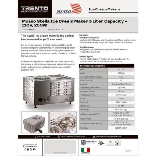 Spec Sheet