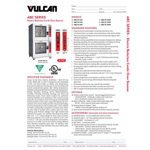 Spec Sheet