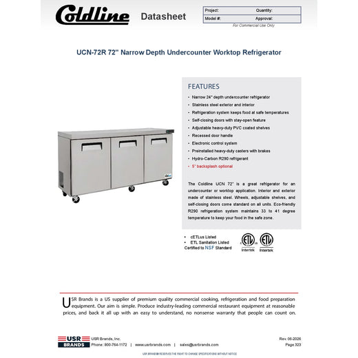 Spec Sheet