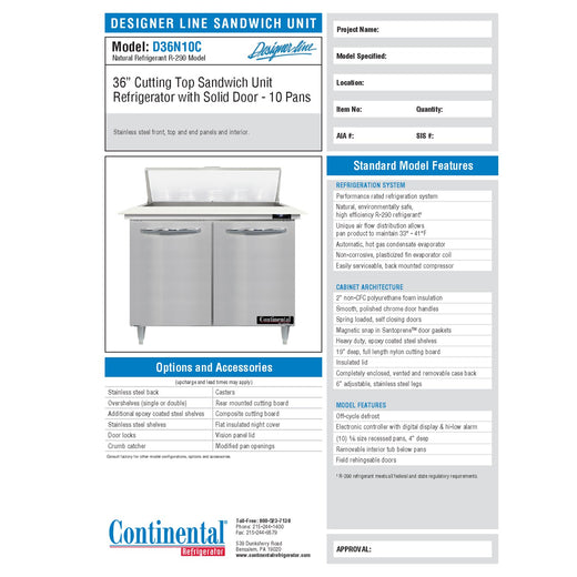 Spec Sheet
