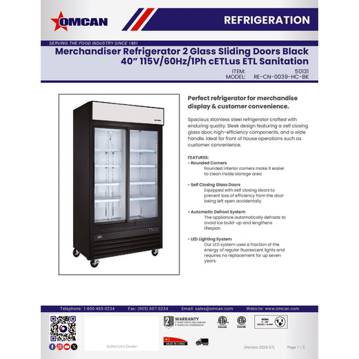 Spec Sheet