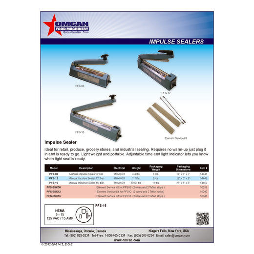 Spec Sheet