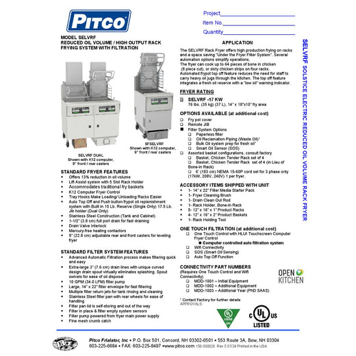 Spec Sheet