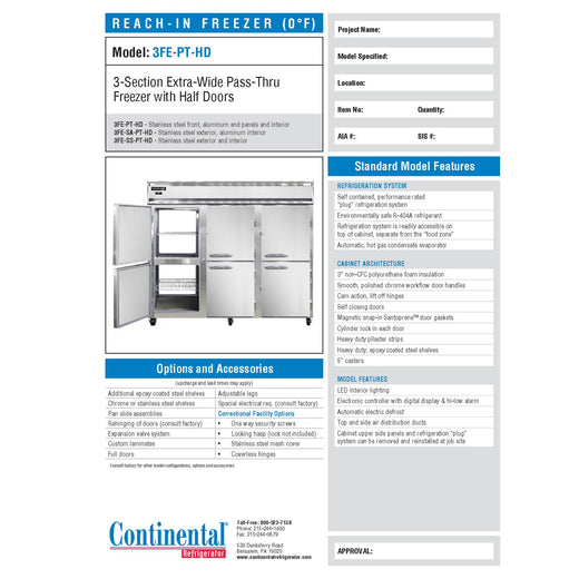 Spec Sheet
