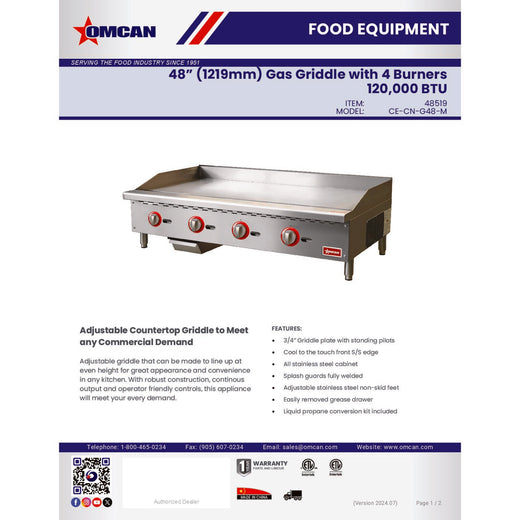 Spec Sheet