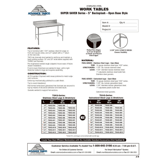 Spec Sheet