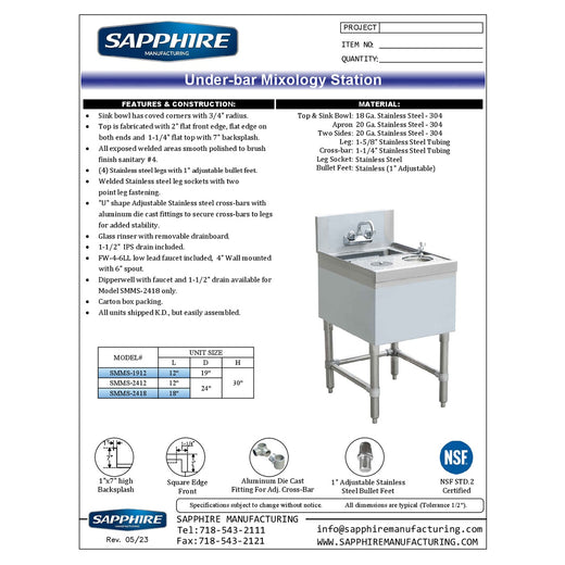 Spec Sheet