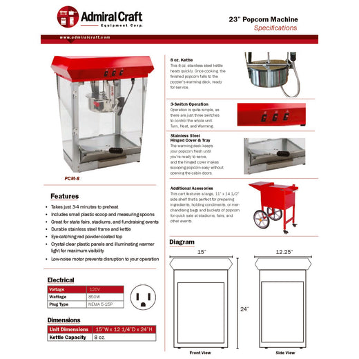 PCM-8 Spec Sheet