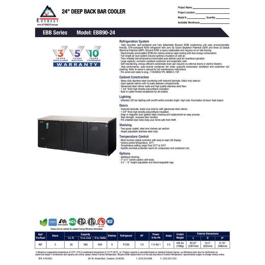 Spec Sheet