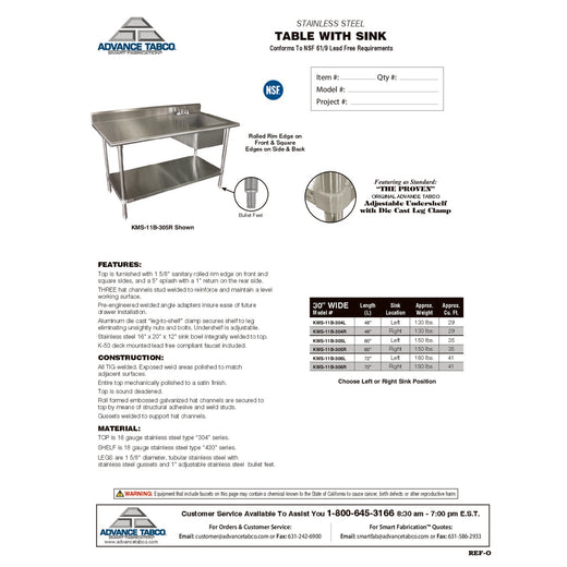 Spec Sheet