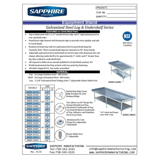 Spec Sheet