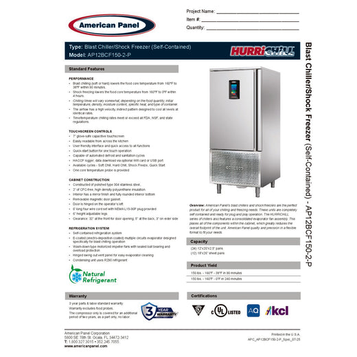 Spec Sheet