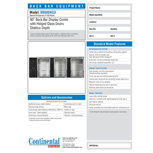 Spec Sheet