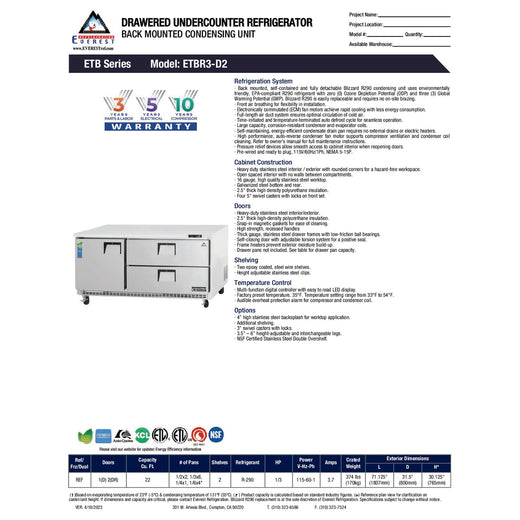 Spec Sheet