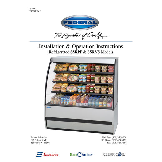 SSRPF-5052 Installation & Operations Manual
