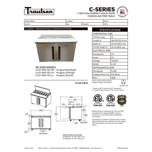 Spec Sheet