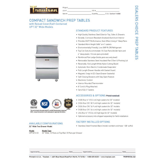 Spec Sheet