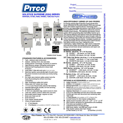 Spec Sheet