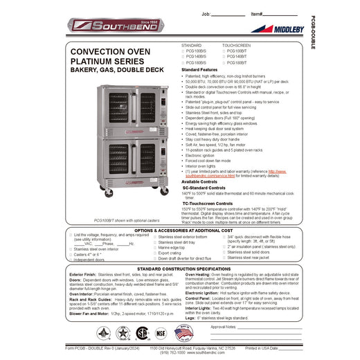 Product Family Spec Sheet