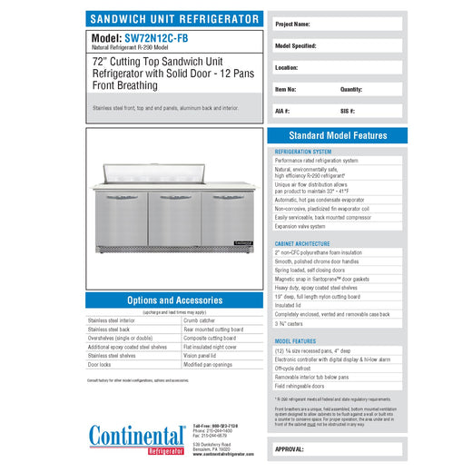 Spec Sheet