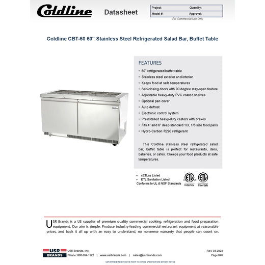 Spec Sheet