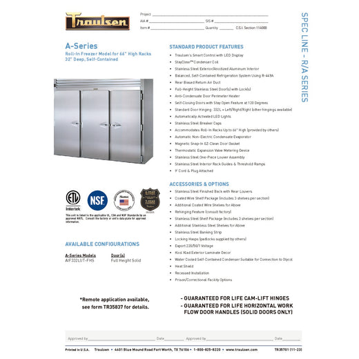 Spec Sheet
