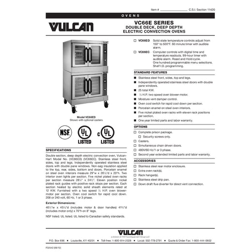 Spec Sheet