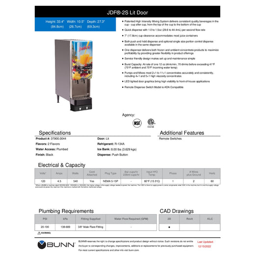 Spec Sheet