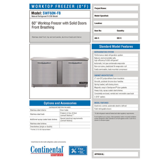 Spec Sheet