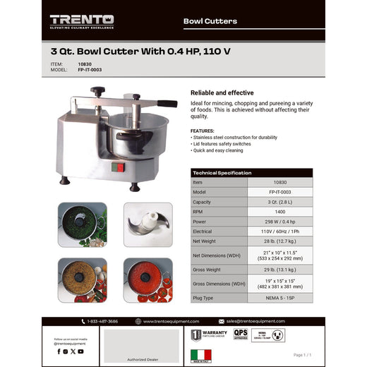 Spec Sheet