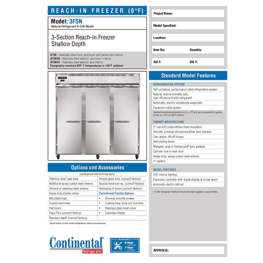 Spec Sheet