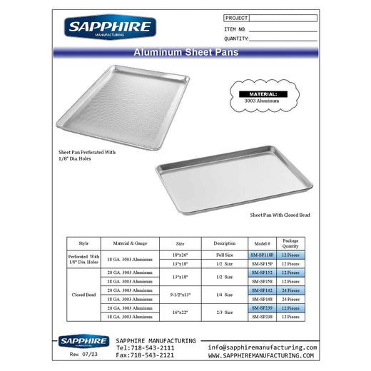 Spec Sheet