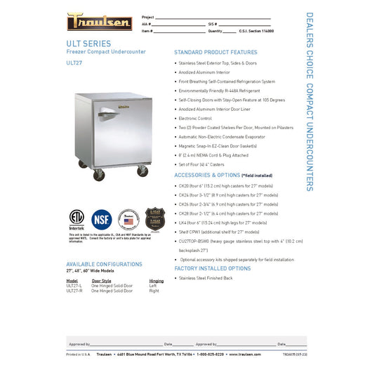 Spec Sheet