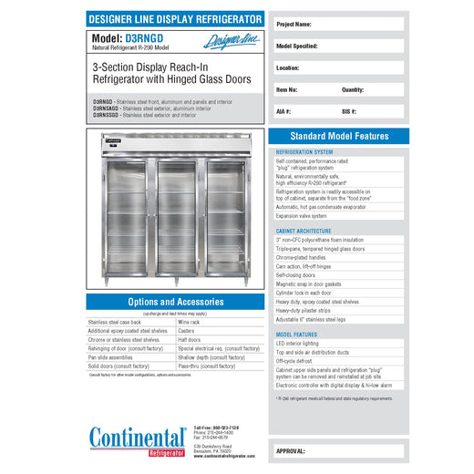 Spec Sheet
