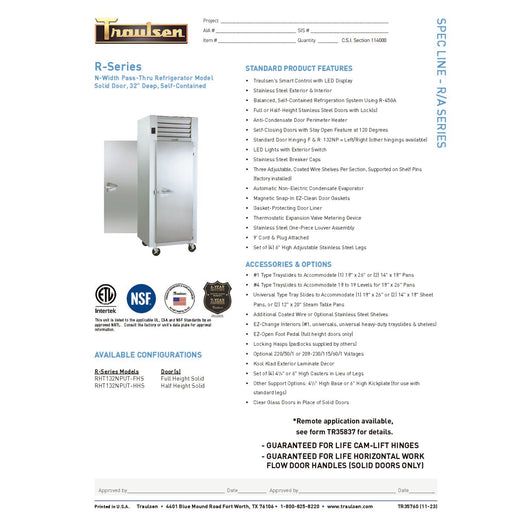 Spec Sheet