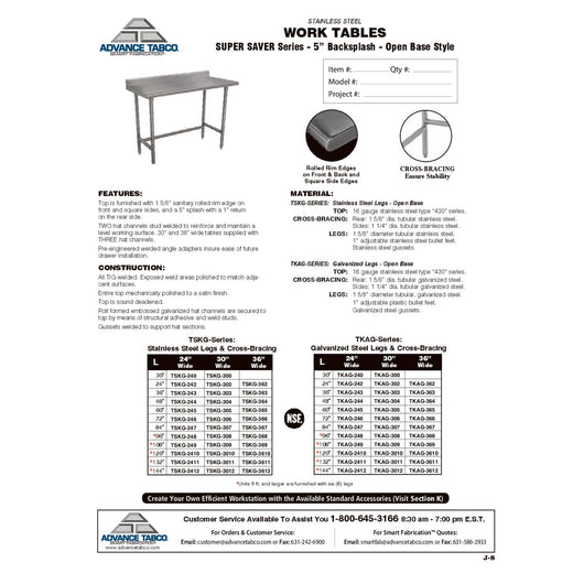 Spec Sheet