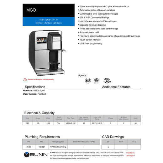 Spec Sheet