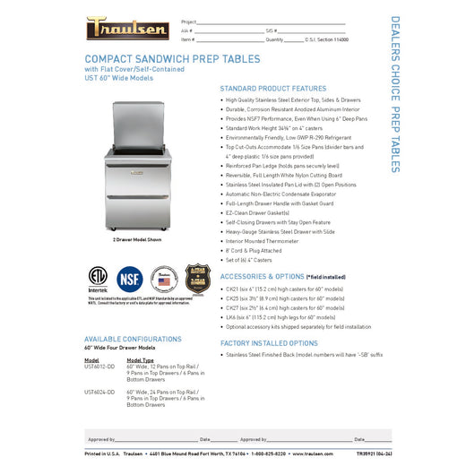 Spec Sheet